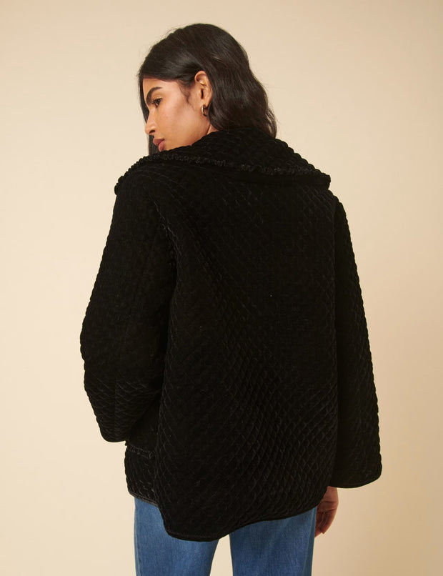 Nobody's Child Winny Velvet Quilted Jacket