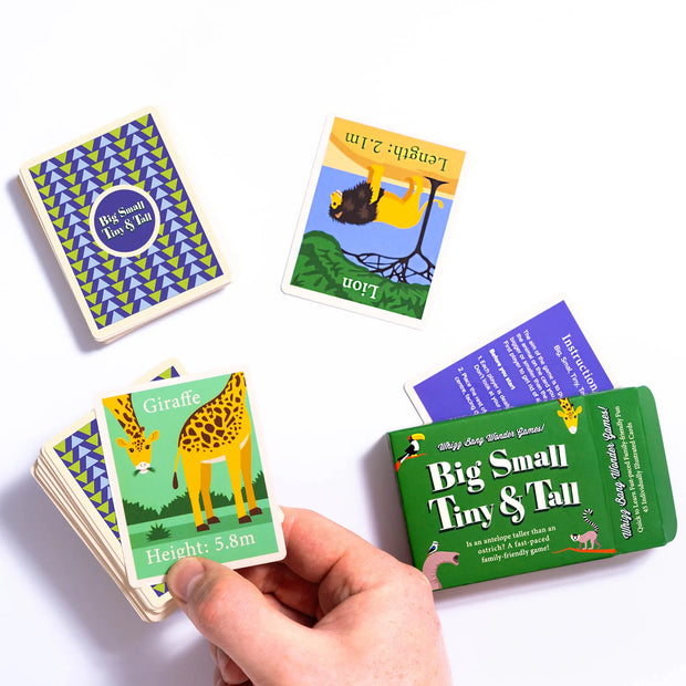 Whizz Bang Card Games - Big Small Tiny & Tall