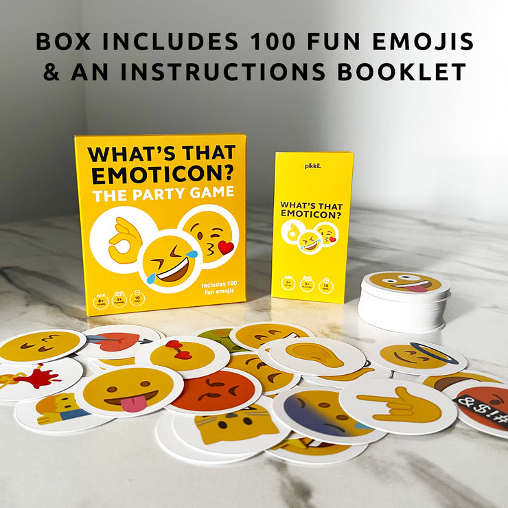 Pikkii What's That Emoticon? Party Game