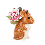 Wood Mouse Bud Vase from Quail Ceramics