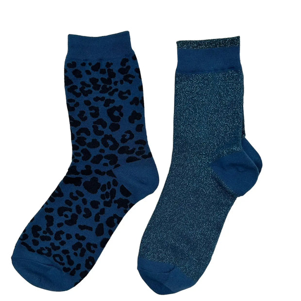 Sixton London Denim Sock Mix with Pin - Duo