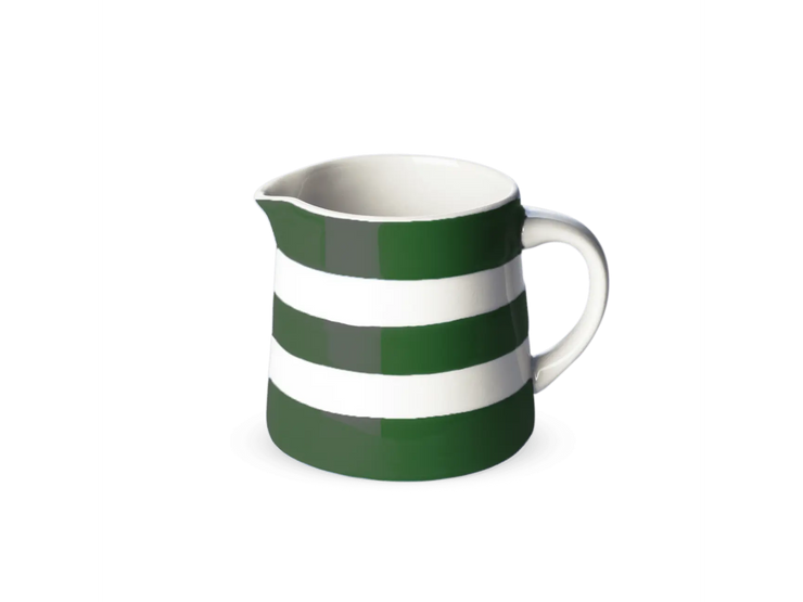 Traditional Cornishware Dreadnought Jugs - Adder Green