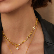 Ashiana Gold Bardot Chain Necklaces