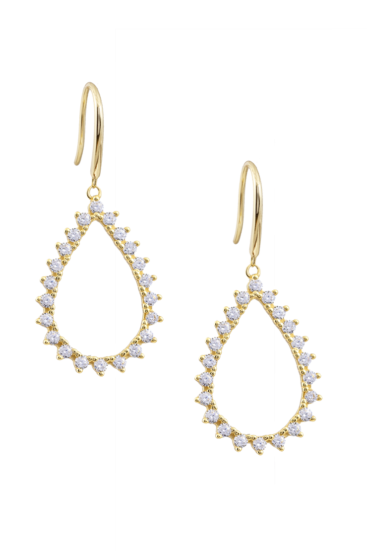 Atelier 18 Amilla Earrings - White Zirconia