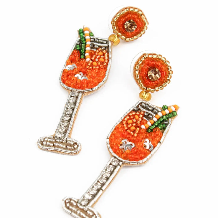 My Doris Aperol Earrings