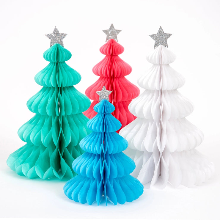 Meri Meri Rainbow Forest Honeycomb Tree Decorations