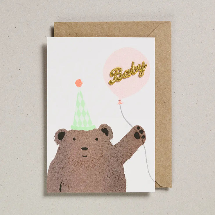 Petra Boase Iron On Patch Card  - Baby Bear