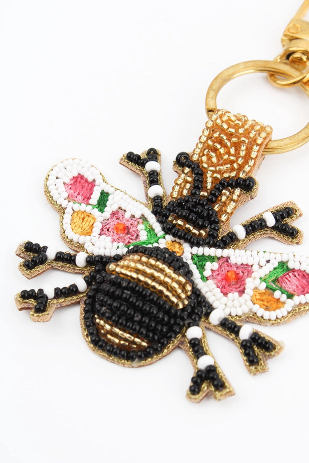 My Doris Beaded Bee Keyring