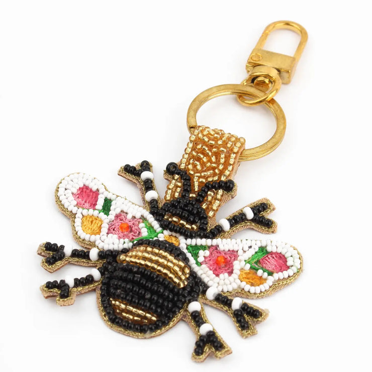 My Doris Beaded Bee Keyring