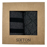 Sixton Sock Box Duo - Black Berlin & Paris