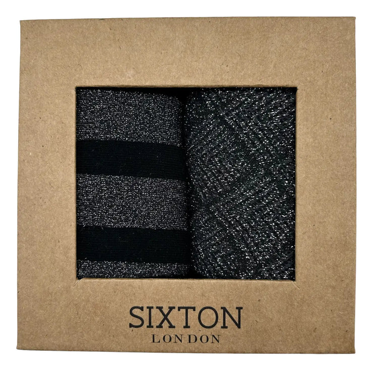 Sixton Sock Box Duo - Black Berlin & Paris