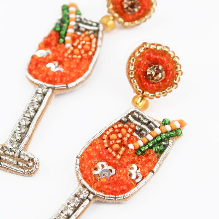 My Doris Aperol Earrings