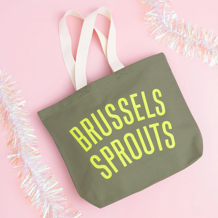 Brussels Sprouts Olive Tote Bag