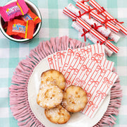 Christmas Paper Napkins 20 Pack - Candy Bows