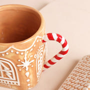 Gingerbread House Mug with Lid
