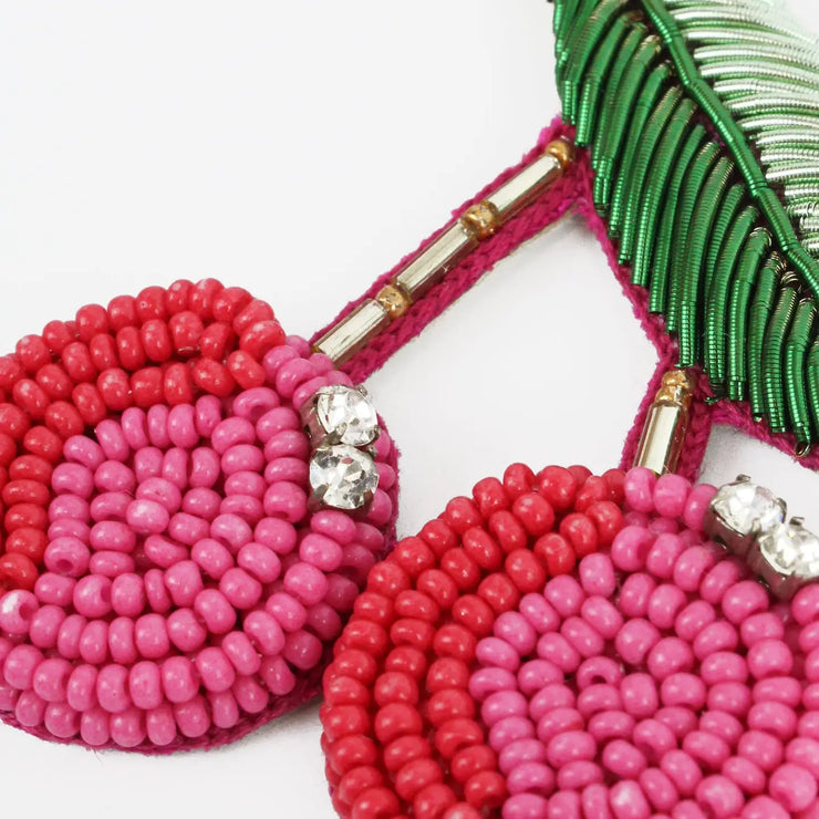 My Doris Beaded Keyring - Cherries