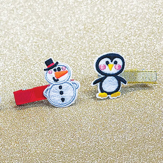 Rachel Ellen Christmas Hair Clips - Sets of 2
