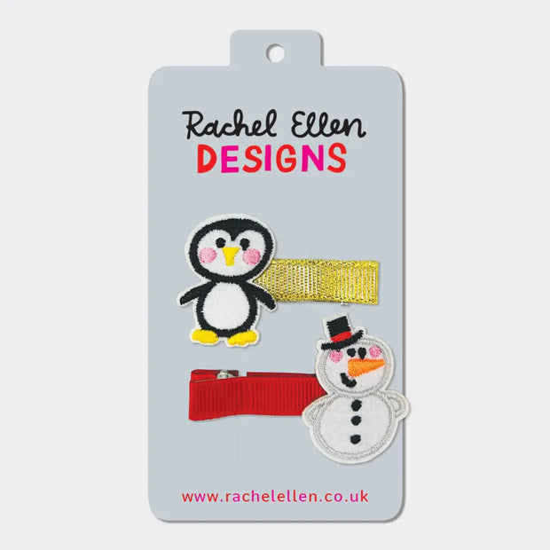 Rachel Ellen Christmas Hair Clips - Sets of 2