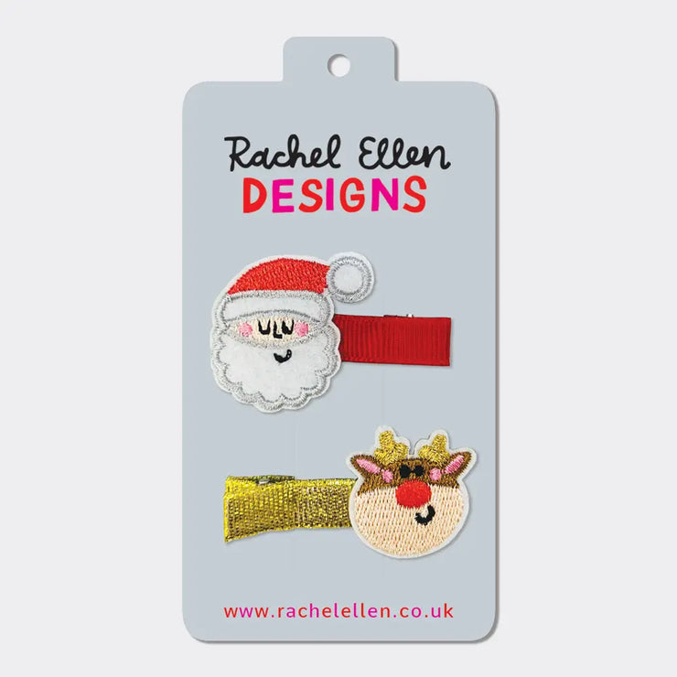 Rachel Ellen Christmas Hair Clips - Sets of 2