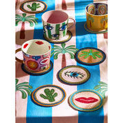 Eleanor Bowmer Set of 4 Beaded Coasters - Icon