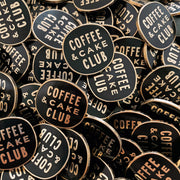 Enamel Pin - Coffee & Cake Club