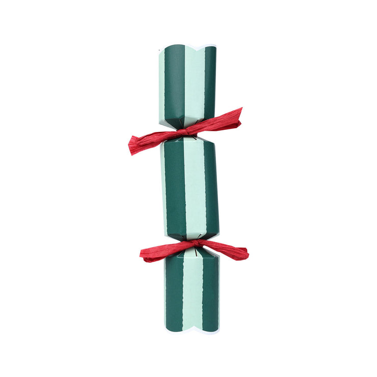 Mini Christmas Crackers Box of 6 - Striped