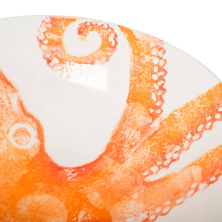 BlissHome Salad Bowl - Orange Octopus