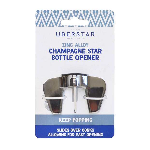 Uberstar Champagne Star Bottle Opener