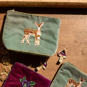 My Doris Small Pouch - Green Deer