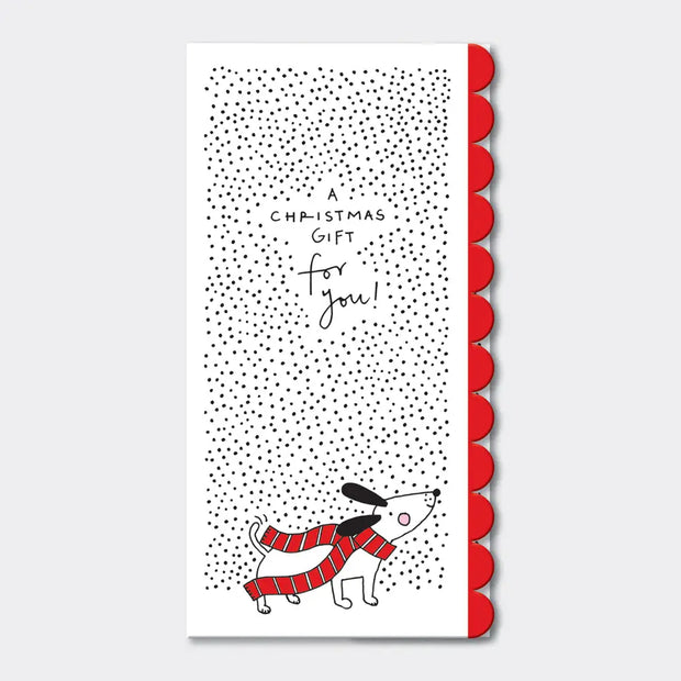 Rachel Ellen Christmas Money Wallet - Dog