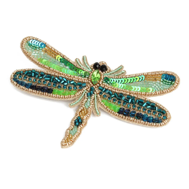 My Doris Dragonfly Brooch - Green