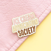 Enamel Pin - Ice Cream Appreciation Society Napolitan