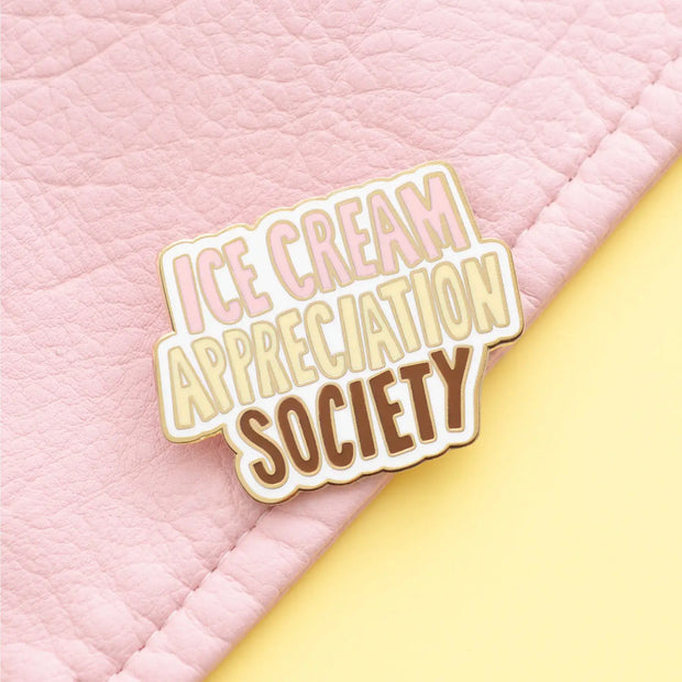 Enamel Pin - Ice Cream Appreciation Society Napolitan