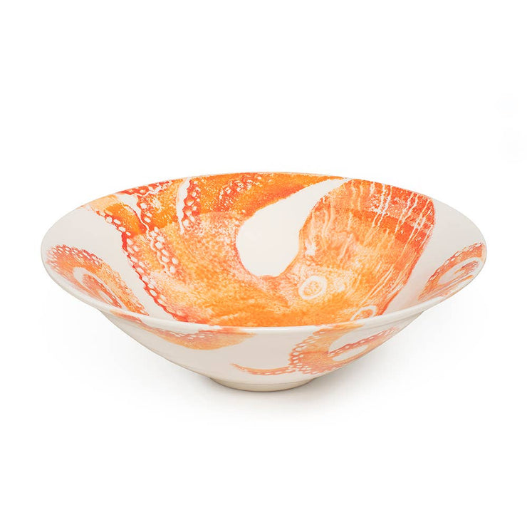 BlissHome Salad Bowl - Orange Octopus