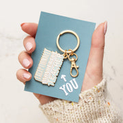 Enamel Keyring - Exceptionally Wonderful Teacher