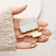 Enamel Keyring - Exceptionally Wonderful Teacher