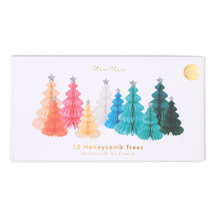 Meri Meri Rainbow Forest Honeycomb Tree Decorations