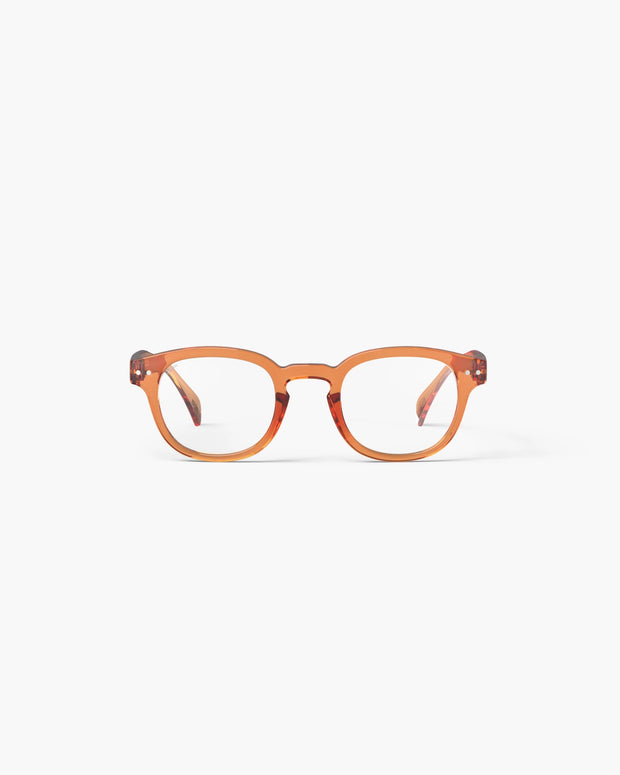 Izipizi Unisex Reading Glasses Shape C - Orange Smash