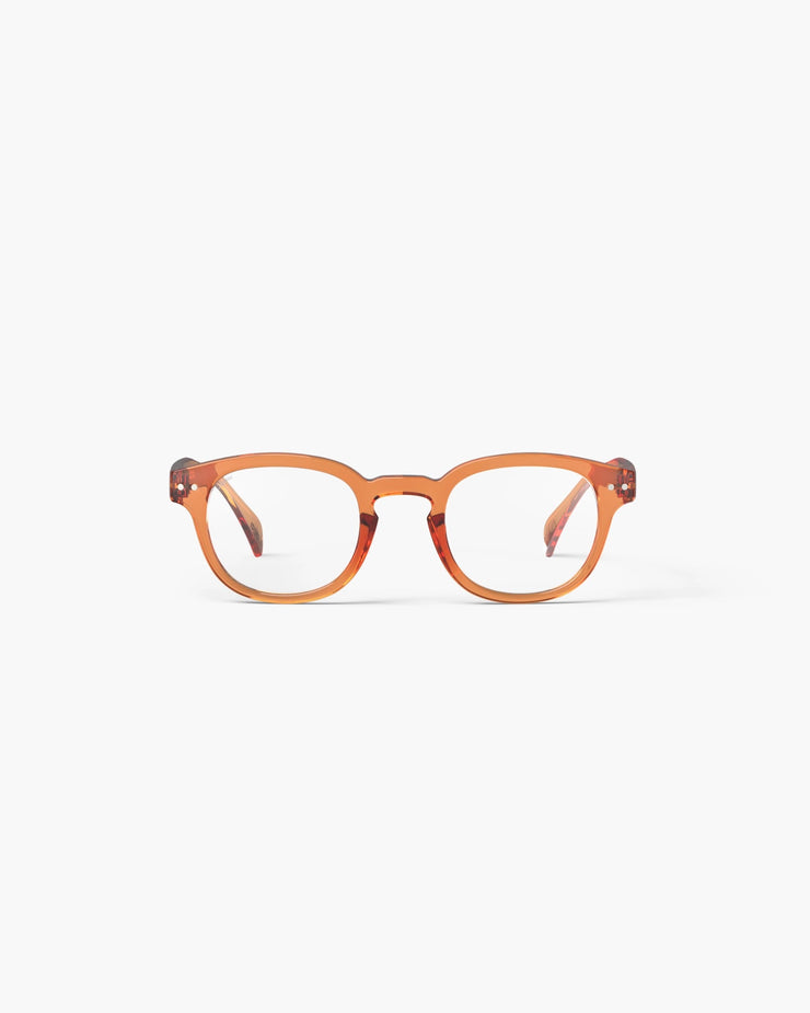 Izipizi Unisex Reading Glasses Shape C - Orange Smash