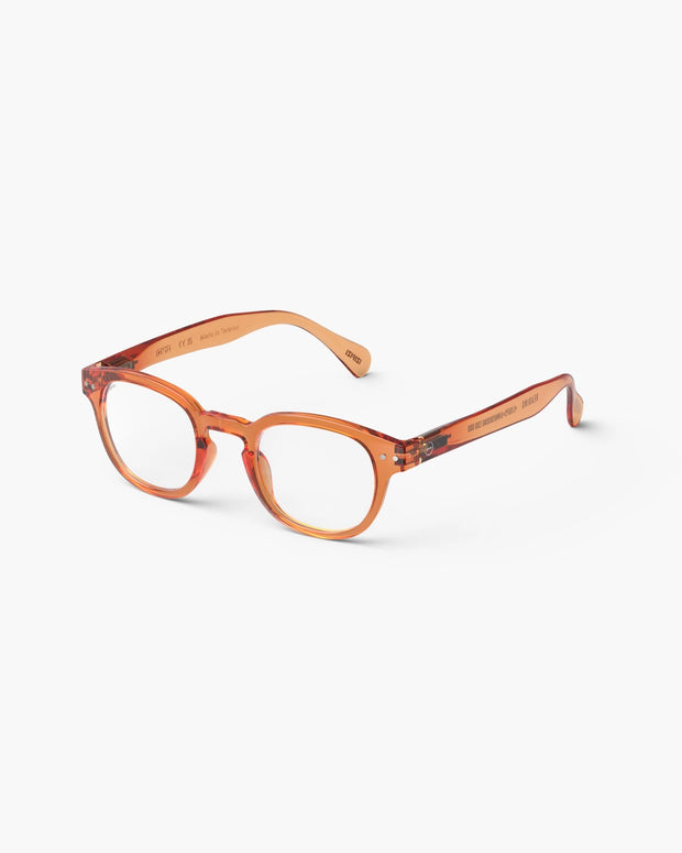 Izipizi Unisex Reading Glasses Shape C - Orange Smash