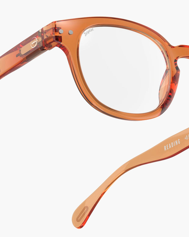 Izipizi Unisex Reading Glasses Shape C - Orange Smash