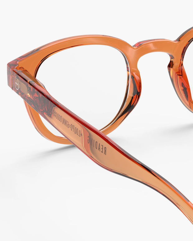 Izipizi Unisex Reading Glasses Shape C - Orange Smash