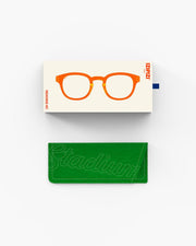 Izipizi Unisex Reading Glasses Shape C - Orange Smash