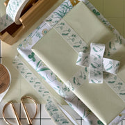 Paper Tape - Green Floral 24mm