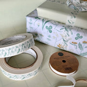 Paper Tape - Green Floral 24mm