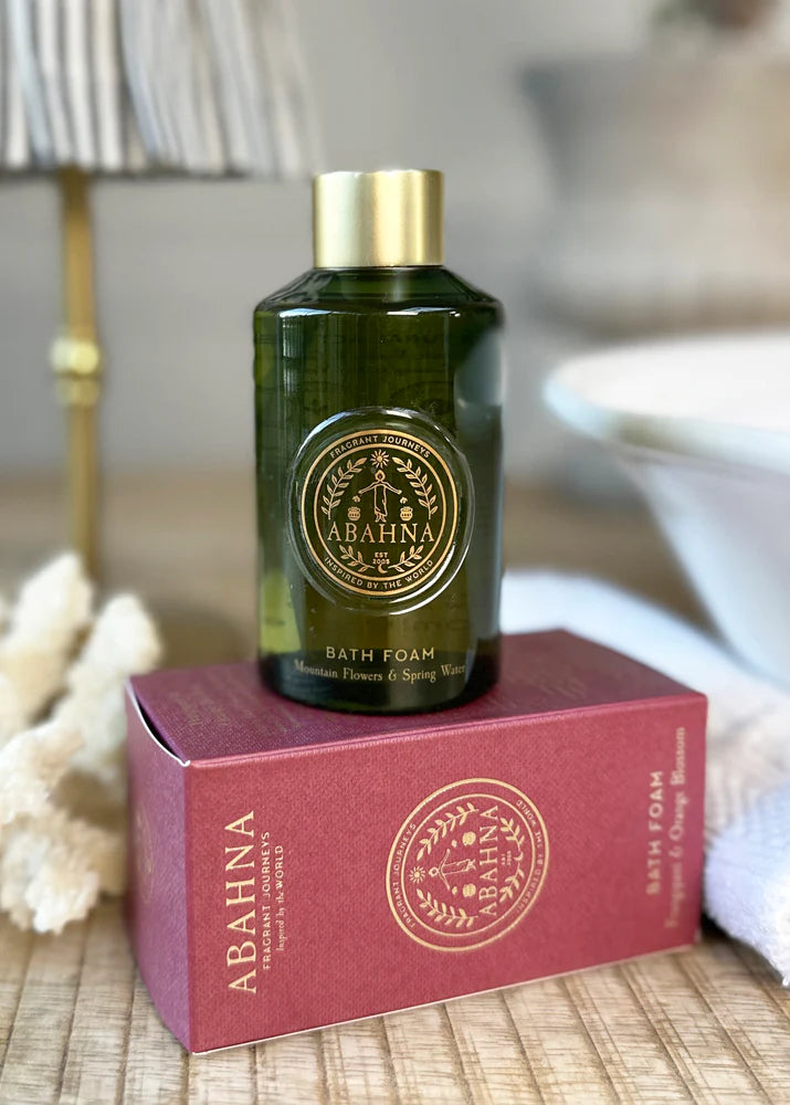 Abahna Bath Foam Mini - Frangipani & Orange Blossom