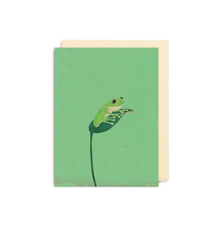 Mini Frog Painting Card