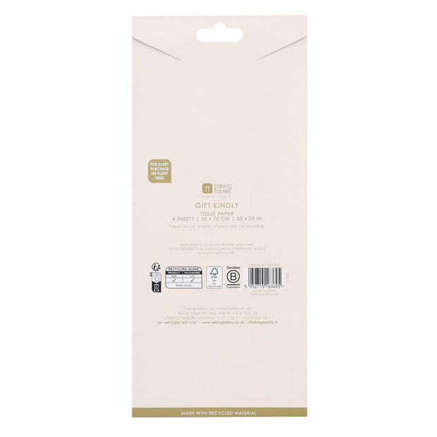 Fun Guy Santa Tissue Paper - 4 Sheets