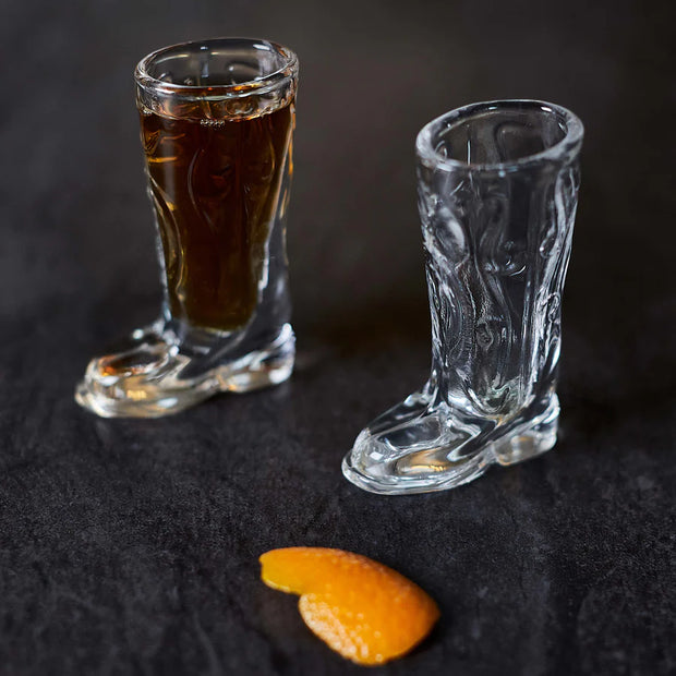 Gentlemen's Hardware Cowboy Boot Shot Glasses - Set of 2