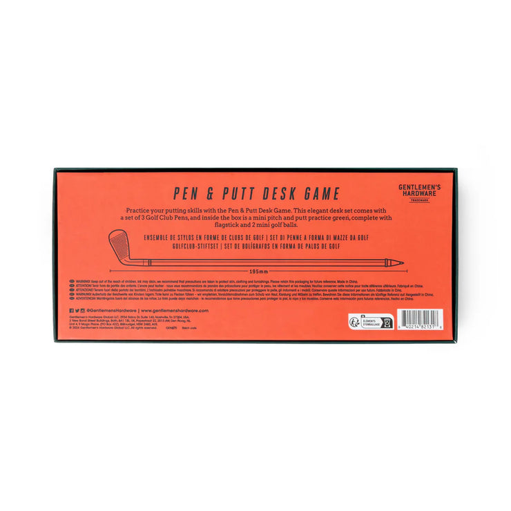 Gentlemen's Hardware Golf Club Pen & Putt Set